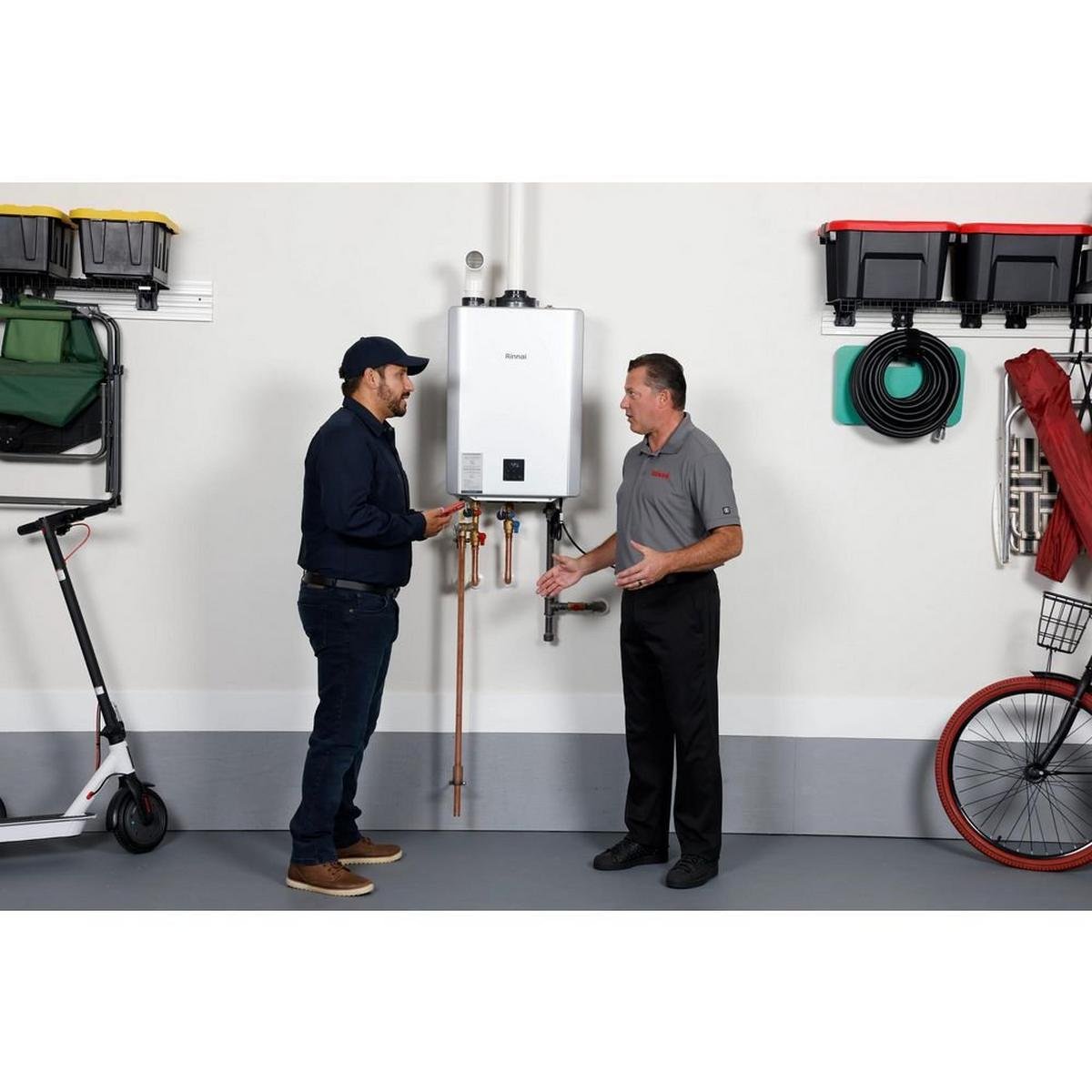 Rinnai SENSEI™ RXP Series 199 MBH Smart Indoor Condensing Natural Gas/Propane Tankless Water Heater with Pump