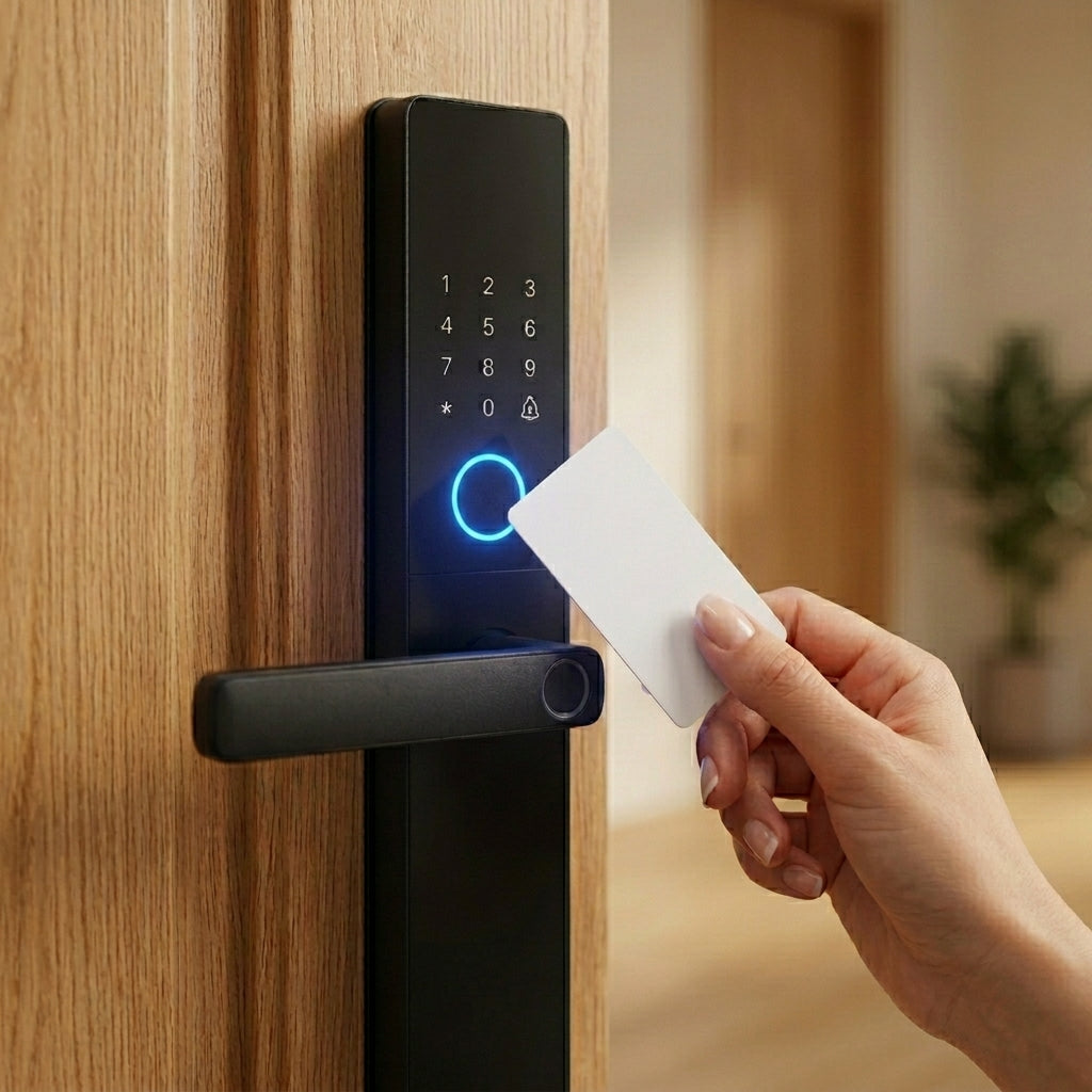 Smart Door Handle Lock – Fingerprint, Keypad & App Control | Votara