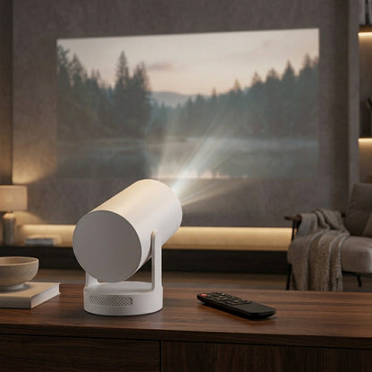 Portable Smart Projector – Android 14, Wi‑Fi & Auto Keystone | Votara