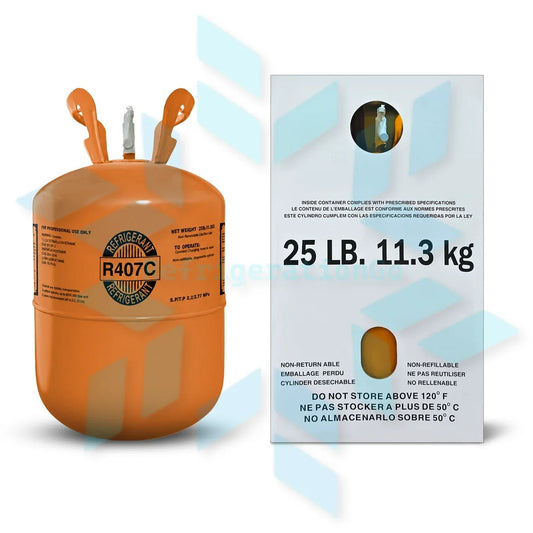25 LB R-407C refrigerant cylinder — view 4